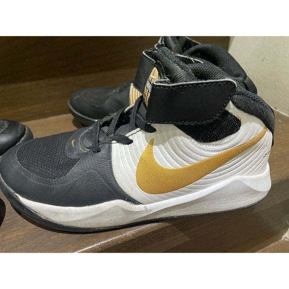 Lot of 3 youth Nike Vapor X Team Hustle D9 Mid Blk Metallic Asics New G8 tennis - Picture 14 of 16